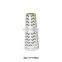 Geometric White Black Gold Vase En Verre Tall Art Ceramic Decorative Vase For Living Room