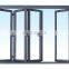 latest design windproof standard  glass bi   aluminium foiding window