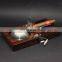 High quality Multifunction portable with cutter and puncher handmade walnut wooden Cigar Ashtray