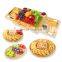 Natural Bamboo Cheese Charcuterie Platter Serving Tray Board Cutlery Set