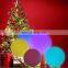 RGBW garden lights led solar ball lamp shade home decor ball led roto mold pe light