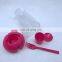 OEM Color Wholesale Plastic Fruit Salad Cup with Fork