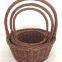 Colors And Style Available Wicker Basket Arc Top Shape