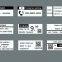 Waterproof Eink Epaper IP67 NFC Batteryless EPD Tag Digital Shelf Label