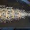 Custom Art Crystal Branch Chandelier Lamps Wedding Hotel Lobby Villa Restaurant Long Table Tree Branch Luxury Ceiling Light