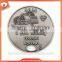 2015 custom high quality pure fine silver coin