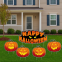 Gros de pancartes animées d'Halloween pour la cour – Décorations de fête en polypropylène (PP) pour l'extérieur, pour la maison et le jardin