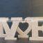 Wooden Plaque Words/Letters Free Standing "LOVE" Home/Wedding Decoration