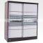 Wood Louver Door Shoe Cabinet