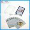 100% Plastic Customized Advertising Playing Cards Bridge Size