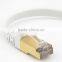 Flat SSTP Cat7 RJ45 Cable with High Quality