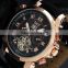 Jargar Tourbillon Rose Golden Automatic Watch Leather Band