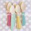 Red/Pink Chevron Dinnerware Sets	Eco-friendly Honey Wooden Spoon For Beads