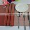 2015 New Arrival light color red with leige Placemat Fashion Adiabatic PVC Strip Weave Table Mat