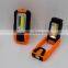 Bright COB Working Flashlight With Magnet And Hook Powered by AAA Battery
