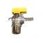 high quality aluminum handle brass gas ball valve for wholesale
