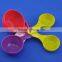 Plastic measuring spoon set