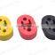 Exhaust Rubber Hanger Bracket Bushing Support Universal 4 Hole Exhaust Rubber Mount Mounting Hanger
