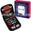 12.5*11.5*2.5 stainless steel/ plastic/ pu/metal sewing kit in zipper pouch
