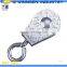 Good Sale Galvanized Nylon Cable Pulley Wheel with Swivel Eye for Frame and Curtain YS50020