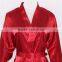 Bathrobe Womens Kimono Satin Long Robe Sexy Lingerie Classic Nightgown Sleepwear with Belt