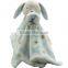 Europe hotsale rabbit/bunny baby comforter doudou blanket,doudou baby blanket,plush doudou blanket