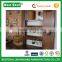 Deluxe All-in-One Jewelry Organizer Wooden Wall Hanging Jewelry Shelf with Mirror