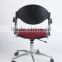 factory wholesale fabric lift swival armrest office chair with castors 1006e