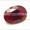 Wholsale Wuzhou Loose Oval Ruby Corundum Gemstone