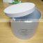 Parton color with lamination hat round flower packaging gift box custom design