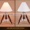 Hotel searchlight paper lamp shades for table lamps modern tripod wooden table lamp T2011C NEW