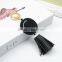 Wholesale Fashion Women Elegant PU Leather Keychain With Metal Pendant Keychain KC13132