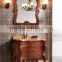 solid wood classical bathroom vanity with mirror, bathrom cabinets