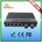 4X10/100/1000M Base-TX - 2X1000Base-FX ethernet sfp Fiber optic Switch converter