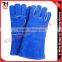 Top Grade Cow Split Welding Gloves, Kevlar thread for maximum seam strength