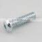 Blue white zinc Hex socket botton head cap screw ISO7380