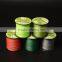 1000M high strength braided fishing line 4/8 weave with big spool