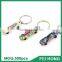 China Supplier metal sports printing keychain for custom skateboard