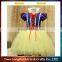 High quality latest design little princess girl dress frozen princess dress for sale