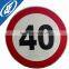 Reflective Direction arrow left traffic sign face