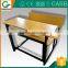 Steel wooden maken cheap price school desk and chair