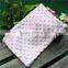 Wholesales Super Soft Personalized Hot Pink Minky Dot Toddler Pillow Case