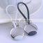 Denmark Silicone Metal Key Chain Pendant High-end Gifts Creative Personality Small Gifts