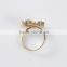 Online Shop China Druzy Stone Gold Nail Knuckle ring