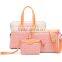 China hot selling hit color bags 3 pcs handabg set for lady