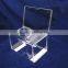 Custom acrylic transparent lockable money box