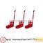 Promotional Felt Christmas tree hanging ornament with red beads