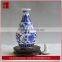 Jingdezhen Chinese Blue and White Ceramic Liqour Bottle