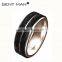 Factory Direct Wholesale Jewelry Ring Carbon Fiber Ring Tungsten Carbide Ring men