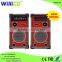 Red color active stage stereo speaker 2.0 with bluetooth